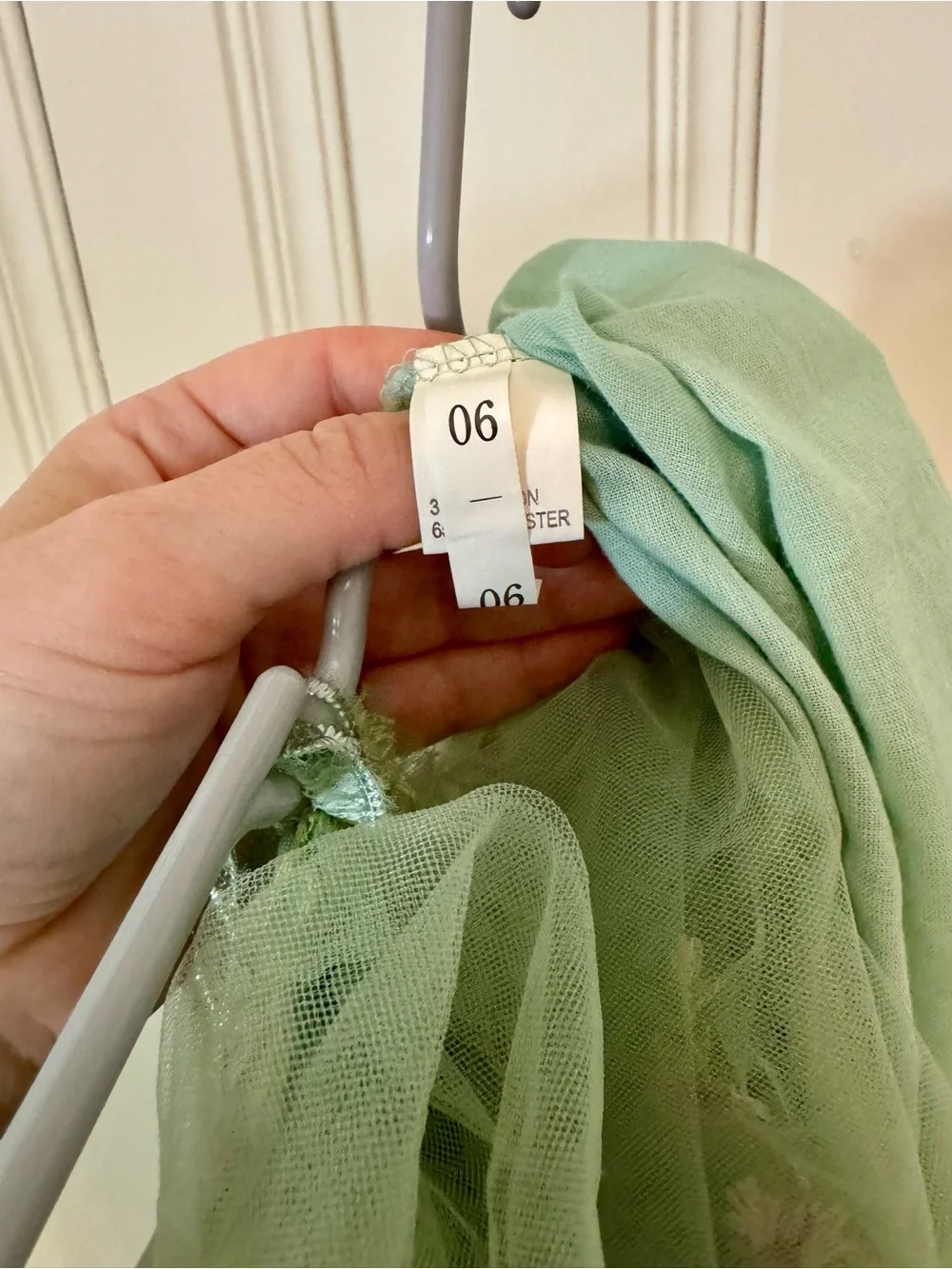 No brand delicate green